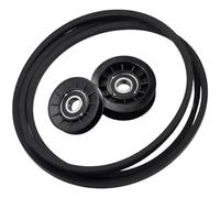 Ujjdwiurgh GX20286 GX20287 Poulie de Renvoi Plate avec Courroie D'Entraînement GX20006 pour Tondeuse à Gazon 1760097 280-143 690409MA 280-097 265-186