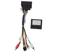 Ujjdwiurgh Harnais Audio D'Adaptateur de Cordon de Puissance Audio de Voiture 16PIN avec BoîTe Canbus pour B200 / W211 / ML / / 2005-2011