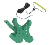 Ujjdwiurgh Harnais et Laisse pour Pigeon Parrot, Corde de Traction Anti-Morsure pour Le Vol, Sangles D'Entraînement pour Oiseaux, Transport Extérieur, Ajustable.