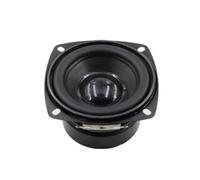 Ujjdwiurgh Haut-parleur de caisson de basses de 7,6 cm 15 W 4 Ohm 7,6 cm avec capuchon convexe carré Woofer à monter soi-même, haut-parleurs d'étagère Hifi Home Cinéma