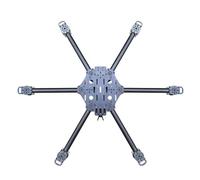 Ujjdwiurgh Hexacopter Kit de cadre pour drone quadricoptère FPV Cadre de mise à niveau Bras détachable lourd pour une performance améliorée 28 cm