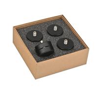 Ujjdwiurgh Hifi haut-parleur antichoc pied clou support amplificateur pied tube audio lecteur CD support antidérapant antichoc coussinet de pied