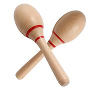 Ujjdwiurgh Hochets de percussion à main de 20,3 cm Maracas Instruments de musique latine pour jeux de fête