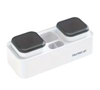 Ujjdwiurgh Hôtels, chambres chez l'habitant, gobelets de bain de bouche, supports de brosse à dents, supports de brosse à dents non perforés, ensembles de salle de bain