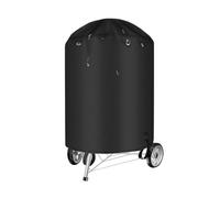 Ujjdwiurgh Housse de Barbecue pour Grille de 22 Pouces pour Barbecue au Charbon de Bois en Plein Air, Imperméable, pour Grils de 22 Pouces en Charbon de Bois, Noir