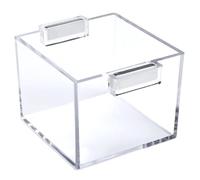 Ujjdwiurgh Housse de protection carrée anti-poussière transparente pour interrupteur à bouton-poussoir magnétique pour cockets électriques