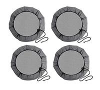 Ujjdwiurgh Housse en Filet pour Barils de Pluie, 4 PièCes en Filet pour Baril de Pluie avec Cordon de Serrage pour ProtéGer les DéBris de Feuilles Mortes