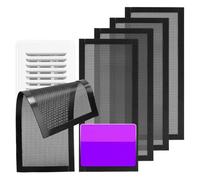 Ujjdwiurgh Housses d'aération magnétiques en maille pour grille d'aération de sol 14 x 30,5 cm