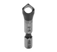 Ujjdwiurgh HRC89 TiAlN RevêTement 1/4 Pouce Hex Tige Fraise Foret HSS-Co M35 Cobalt Ebavurage Chanfrein Foret 2-5Mm