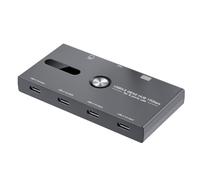 Ujjdwiurgh Hub USB C vers USB C pour PC, Ordinateur Portable, HUB Hub 3.2 Gen2 Répartiteur USB C 4 Ports