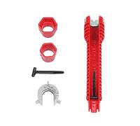 Ujjdwiurgh Huit en un Multifonctionnel Sanitaire Douille ÉVier Clé Chauffage Chauffe-Eau Domestique Vis Retrait MatéRiel Outil