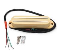 Ujjdwiurgh Humbuckers Jaunes à Simple Bobinage pour Guitare Électrique à Micros de Taille