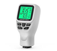 Ujjdwiurgh HW300-MAX 0-2000UM Jauge D'Épaisseur de Revêtement Outil de Mesure de Revêtement de Voiture Facile à Utiliser Blanc