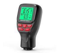 Ujjdwiurgh HW300-MAX 0-2000UM Testeur D'Épaisseur de Film de Peinture de Voiture Outil de Mesure de Revêtement de Voiture Facile à Utiliser Noir