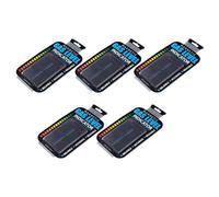 Ujjdwiurgh Indicateur de Niveau de Réservoir de Gaz Jauge Magnétique de Carburant Propane Mesure de la Température de la Bouteille 5 Pièces