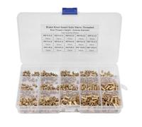 Ujjdwiurgh Inserts Filetés M2 M3 pour Inserts en Laiton Thermodurcis en Plastique pour Presse de Moulage par Injection Imprimée en 3D Écrous Filetés Installation Facile