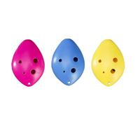 Ujjdwiurgh Instrument de Musique Ocarina 6 Trous Flûte à Bouche Longue avec Livre de Chansons Corde de Cou en Céramique Ocarina Instrument à Vent