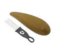 Ujjdwiurgh Instrument Guiro Instrument de Percussion à Tambour de Sable en Forme de Poisson avec 1 Grattoir Outil D'Entraînement Musical Style B