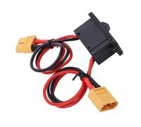 Ujjdwiurgh Interrupteur d'avion RC, Interrupteur de Courant Large 18 AWG avec Prise, Interrupteur Marche/Arrêt Robuste pour Modèle d'avion RC