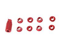 Ujjdwiurgh Interrupteur éMetteur Radio avec éCrou Fixe et Clé de pour TéLéCommande RadioLink Futaba JR T8FG T14SG T18Sz T16Sz, Rouge