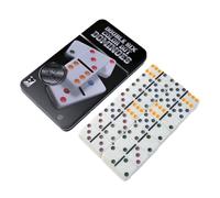 Ujjdwiurgh Ivorys Domino Set, de Société Domino, Échecs et Cartes Interactifs Parent-Enfant, Emballage Noir