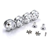 Ujjdwiurgh Jante de Moyeu de Roue Antichoc Metal Upgrade pour Camion RC B1 B16 B24 B36 C14 C24 1/16 avec Vis