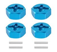 Ujjdwiurgh Jante de Roue 4Pcs Hexagonal Combiner Hex 7Mm Adaptateur en MéTal 12Mm pour 1/18 A949 A959 A969 A979 K929 1/10 Pneus