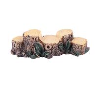 Ujjdwiurgh Jardin De Fée Miniature Ornement De Pont De Souche d'arbre Figurine DIY Pot De Plante Maison De Poupées Décoration Extérieur Décoration De