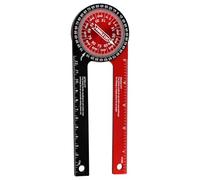 Ujjdwiurgh Jauge D'Angle à 360 Degrés Jauge D'Angle Horizontale pour le Travail Du Bois Localisateur de Coupe D'Angle Règle D'Angle à Faire Soi-Même Appareil de Mesure D'Angle