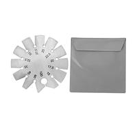 Ujjdwiurgh Jauge de Biseau Jauge D'Angle de Forme Ronde Couteau Angle Finder Jauge D'Angle de Lame de Couteau 15-120 ° pour Mesurer L'Angle Du Couteau