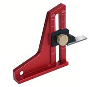 Ujjdwiurgh Jauge de Hauteur, Configuration Réglable, Jauge de Profondeur de Scie à Table - Balance en Aluminium, Règle de Bricolage, Outil de Mesure de la Hauteur pour le Travail Du Bois