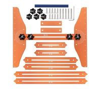 Ujjdwiurgh Jauge de marche d'escalier - Règle multifonction pliable - Outil de mesure d'escalier de précision pour projets de menuiserie