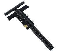 Ujjdwiurgh Jauge de Marquage pour le Travail Du Bois - Jauge de Marquage Coulissante en Alliage D'Aluminium, Outil de Règle de Cadrage de Marquage de Mesure de Traçage Carré en T A