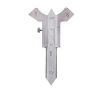 Ujjdwiurgh Jauge de Soudure Portable de 0 à 20 mm Outil de Menuiserie Angle de 60, 70, 80, 90 Degrés Règle D'Angle de 60, 70, 80, 90 Degrés