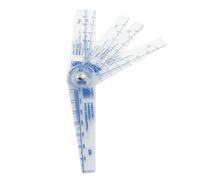 Ujjdwiurgh Jauge D'Épaisseur en Plastique 0,05-1 mm Outils de Mesure D'Épaisseur Jauge D'Épaisseur 13 en 1 pour Mesurer les Écarts