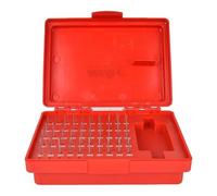 Ujjdwiurgh Jauges à Broches, 50 Pièces M0-0,011-0,060 Pouces Ensemble de Jauges à Broches en Acier Ensemble de Jauges à Broches en Acier Ensemble de Jauges à Broches en Acier 0,0002 Pouce