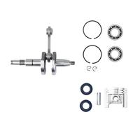 Ujjdwiurgh Joint D' de Roulement de Manivelle de et Kit de Segments de Piston de 37Mm AdaptéS Aux PièCes de Moteur de Moteur de TronçOnneuse MS170 MS 170 017