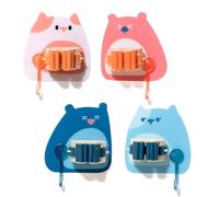 Ujjdwiurgh Joli crochet pour balai à franges inclus, forte capacité de charge, imperméable, multicolore