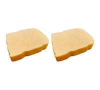 Ujjdwiurgh Jouet Anti-Stress en Forme de Pain Grillé, Jouet à Presser en Forme de Pain, Sensoriels, Soulagement du Stress pour Jouet à Presser Amusant et Délicat, Installation Facile, Facile à Ut