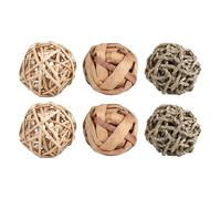 Ujjdwiurgh Jouet D'Activité pour Petits Animaux, à Mâcher pour Animaux de Compagnie pour Lapins Cobayes Gerbilles, Paquet de 6