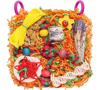 Ujjdwiurgh Jouets pour oiseaux pour perroquets de petite et moyenne taille - Jouets pour perroquets pour perruches, calopsittes, inséparables, conures