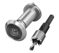 Ujjdwiurgh Judas de porte en laiton massif de 220 degrés avec foret de 16 mm, judas de porte de 1,6 cm avec intimité, facile à utiliser B