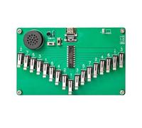 Ujjdwiurgh Kalimba Électronique à 17 Touches avec Échelle Heptatonique, Instruments à Échelle Électronique Kit de Soudage DIY