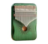 Ujjdwiurgh Kalimba Mbila 17 Touches en Érable Tout Bois avec Trou Sonore Adapté Aux Débutants