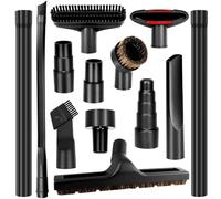 Ujjdwiurgh Kit D'Accessoires D'Aspirateur Universel, Accessoires et Brosses D'Aspirateur Universels, Adaptateur de Tuyau D'Aspirateur 1,25 Pouce, Humide et Sec