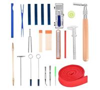 Ujjdwiurgh Kit D'Accordage de Piano 36PCS Kit Professionnel D'Accordage de Piano Marteau D'Accordeur Kit de Sourdine Kit D'Accordeur de Piano Clé D'Accordage Outils de Levier D'Accordage de Piano
