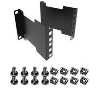 Ujjdwiurgh Kit d'adaptateur de montage en rack encastré pour rack de serveur 2U de 10,2 cm de profondeur