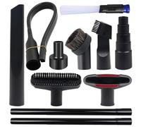 Ujjdwiurgh Kit D'Adaptateurs de Tuyau D'Aspirateur 11 Pièces de 2 1/2 Pouces à 1 1/4 Pouces, 1 3/8 Pouces et 1 7/8 Pouces à 1 Pouce en Plastique, Qu'Illustré.