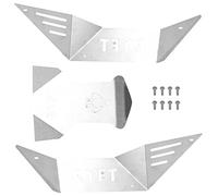 Ujjdwiurgh Kit D'Armure de Plaque de Protection de Coque de Carrosserie de Voiture TéLéCommandéE en MéTal pour PièCes de Mise à Niveau de RBX10 Ryft 1/10 TéLéCommandé