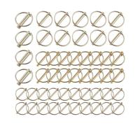 Ujjdwiurgh Kit D'Assortiment de 50 Goupilles D'Attelage Robustes pour Remorques, Camions, Tondeuses